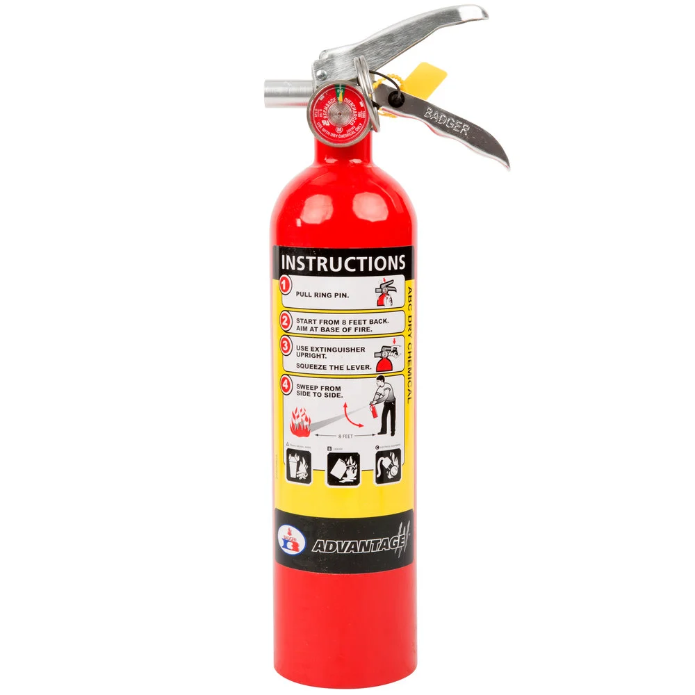 Badger Advantage 21007865B 2 1/2 # Abc Fire Extinguisher 1A:10B:C
