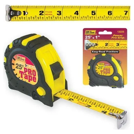 [IVY 13225] Ivy Classic Pro Tape Measure 25 Foot