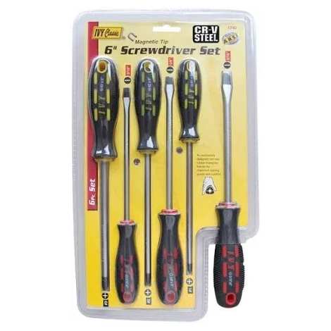 Ivy Classic 17401 6 Piece Screw Driver Set