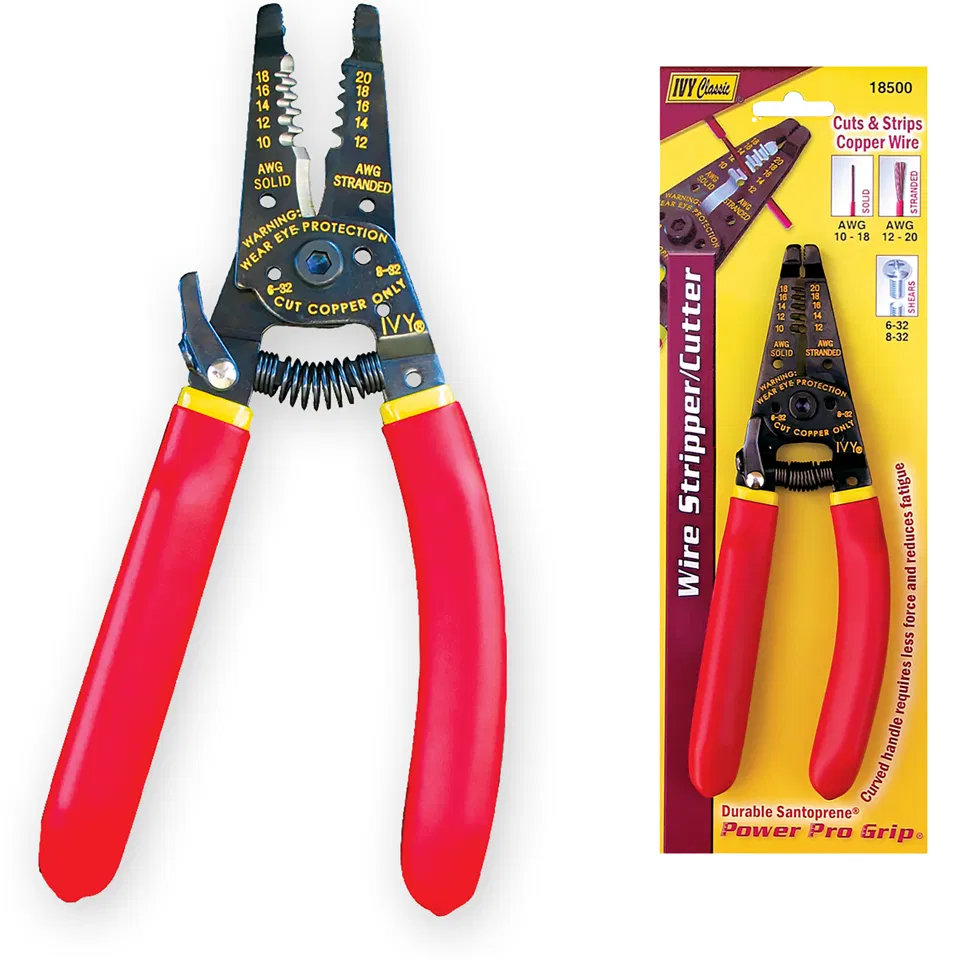 Ivy Classic 18500 Curved Handle Wire Stripper And Cutter
